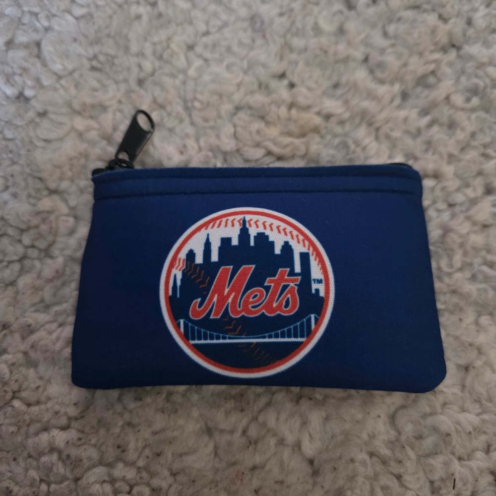 The Mets Baseball Giveaway‎ Scuba wallet / change bag purse